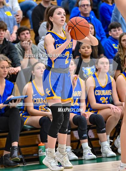 Thumbnail 3 in Greenfield-Central vs New Palestine (IHSAA 4A Section 9 Round 1) photogallery.