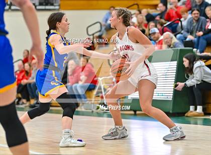 Thumbnail 3 in Greenfield-Central vs New Palestine (IHSAA 4A Section 9 Round 1) photogallery.