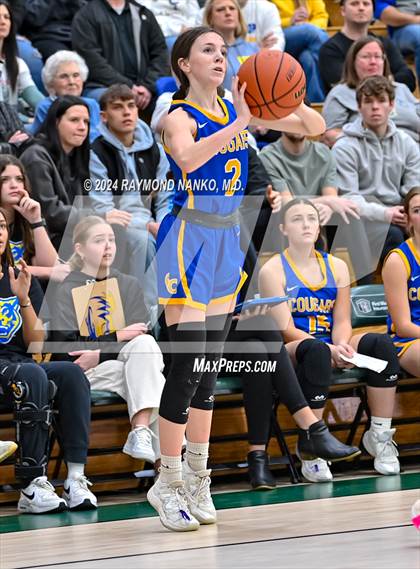Thumbnail 2 in Greenfield-Central vs New Palestine (IHSAA 4A Section 9 Round 1) photogallery.