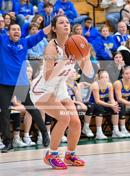 Thumbnail 3 in Greenfield-Central vs New Palestine (IHSAA 4A Section 9 Round 1) photogallery.