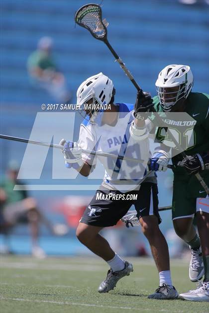 Thumbnail 2 in Palisades vs Hamilton  (CIF LA City Section Final) photogallery.
