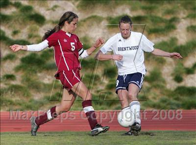 Thumbnail 1 in Notre Dame Academy @ Brentwood (CIF SS Playoffs) photogallery.