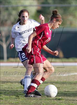 Thumbnail 2 in Notre Dame Academy @ Brentwood (CIF SS Playoffs) photogallery.
