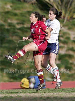Thumbnail 1 in Notre Dame Academy @ Brentwood (CIF SS Playoffs) photogallery.
