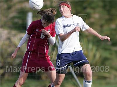 Thumbnail 1 in Notre Dame Academy @ Brentwood (CIF SS Playoffs) photogallery.