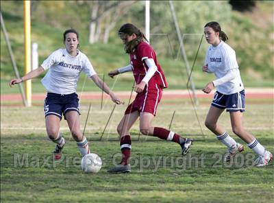 Thumbnail 2 in Notre Dame Academy @ Brentwood (CIF SS Playoffs) photogallery.