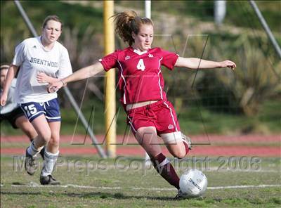 Thumbnail 2 in Notre Dame Academy @ Brentwood (CIF SS Playoffs) photogallery.