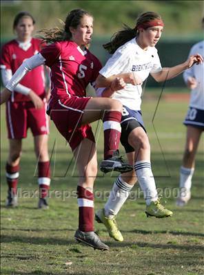 Thumbnail 1 in Notre Dame Academy @ Brentwood (CIF SS Playoffs) photogallery.