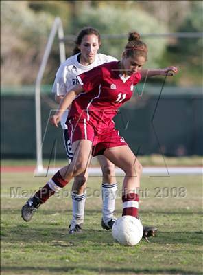 Thumbnail 1 in Notre Dame Academy @ Brentwood (CIF SS Playoffs) photogallery.