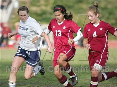 Thumbnail 1 in Notre Dame Academy @ Brentwood (CIF SS Playoffs) photogallery.