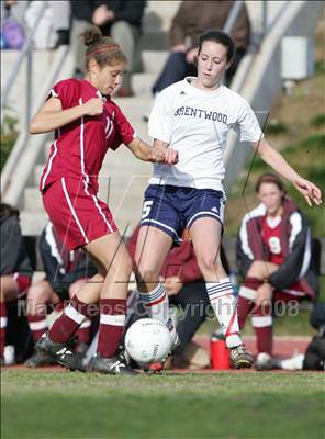 Thumbnail 1 in Notre Dame Academy @ Brentwood (CIF SS Playoffs) photogallery.