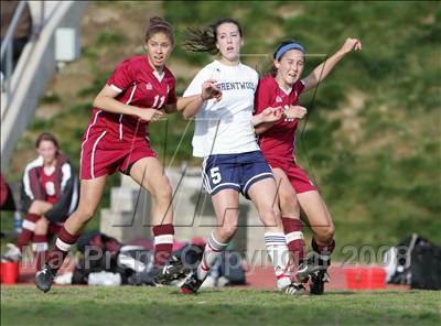 Thumbnail 1 in Notre Dame Academy @ Brentwood (CIF SS Playoffs) photogallery.