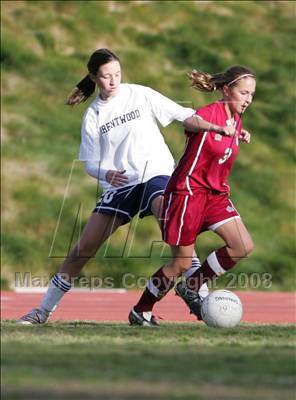 Thumbnail 1 in Notre Dame Academy @ Brentwood (CIF SS Playoffs) photogallery.
