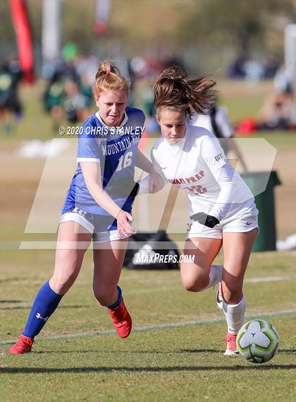 Thumbnail 3 in Mountain View vs. Hawaii Prep (Arizona Soccer Showcase) photogallery.