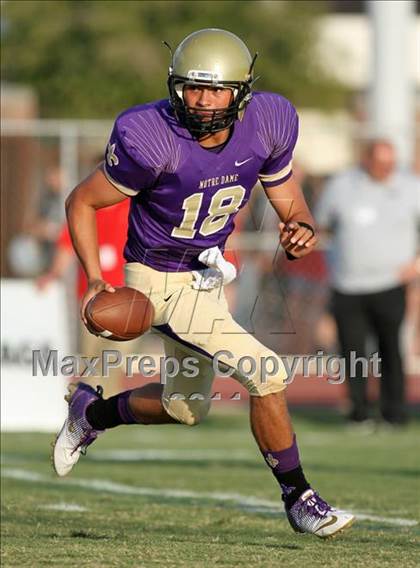Thumbnail 1 in Notre Dame Prep vs. Chaparral photogallery.