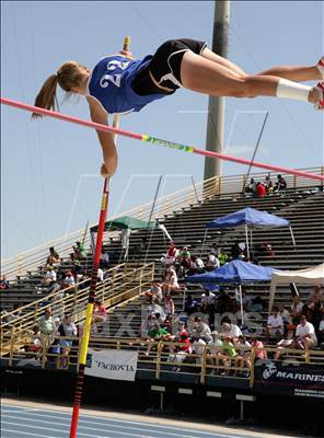 Thumbnail 3 in NCHSAA 4A State Championships (Girls Field Events) photogallery.