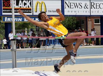 Thumbnail 1 in NCHSAA 4A State Championships (Girls Field Events) photogallery.