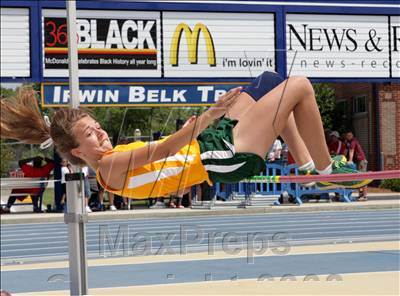 Thumbnail 3 in NCHSAA 4A State Championships (Girls Field Events) photogallery.