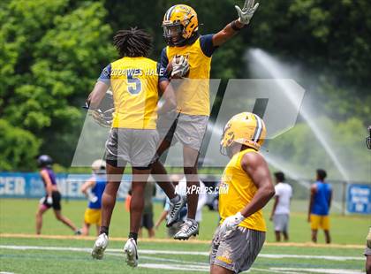 Thumbnail 2 in Olive Branch vs Huntsville (U of Memphis 7v7) photogallery.