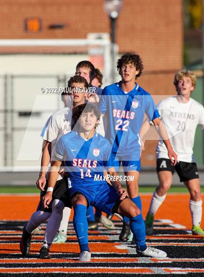 Thumbnail 1 in Selinsgrove vs. Athens (PIAA District IV Class AAA Semifinal Playoff) photogallery.