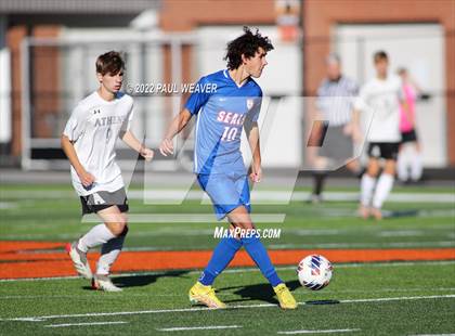 Thumbnail 1 in Selinsgrove vs. Athens (PIAA District IV Class AAA Semifinal Playoff) photogallery.