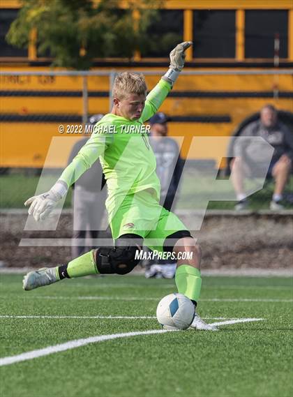 Thumbnail 1 in Idaho Falls vs Canyon Ridge (IHSAA 4A State Playoff)  photogallery.