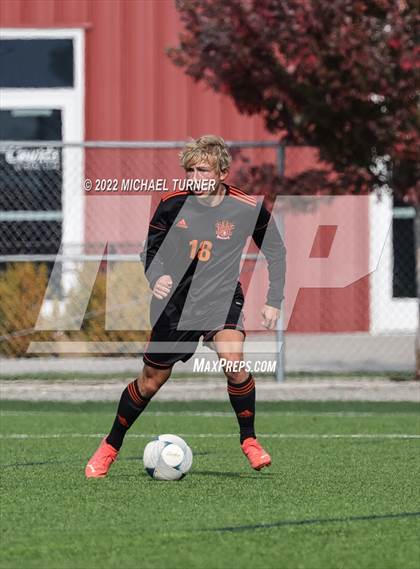 Thumbnail 2 in Idaho Falls vs Canyon Ridge (IHSAA 4A State Playoff)  photogallery.