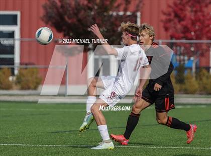 Thumbnail 3 in Idaho Falls vs Canyon Ridge (IHSAA 4A State Playoff)  photogallery.