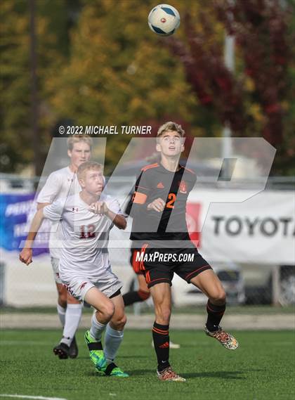 Thumbnail 2 in Idaho Falls vs Canyon Ridge (IHSAA 4A State Playoff)  photogallery.