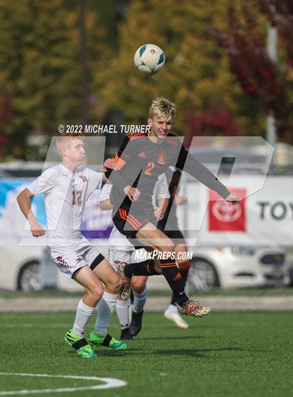 Thumbnail 1 in Idaho Falls vs Canyon Ridge (IHSAA 4A State Playoff)  photogallery.
