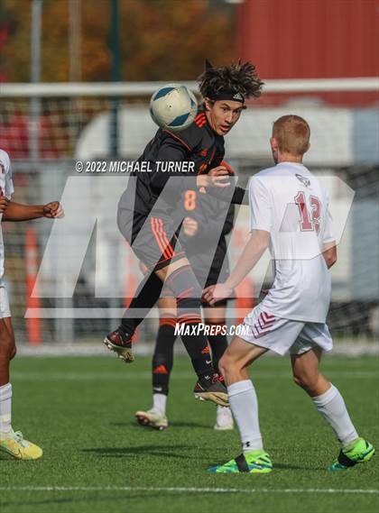 Thumbnail 2 in Idaho Falls vs Canyon Ridge (IHSAA 4A State Playoff)  photogallery.