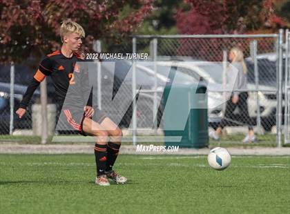 Thumbnail 1 in Idaho Falls vs Canyon Ridge (IHSAA 4A State Playoff)  photogallery.