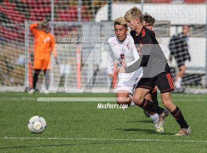 Thumbnail 1 in Idaho Falls vs Canyon Ridge (IHSAA 4A State Playoff)  photogallery.