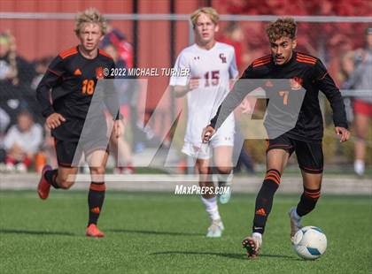 Thumbnail 1 in Idaho Falls vs Canyon Ridge (IHSAA 4A State Playoff)  photogallery.