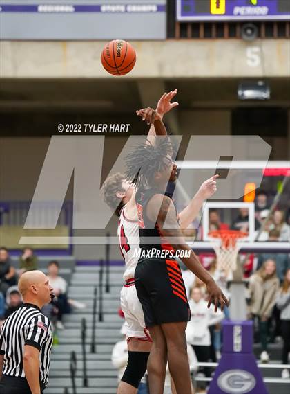 Thumbnail 3 in Beech Grove vs. Brownstown Central (IHSAA 3A Regional Semi-Final) photogallery.
