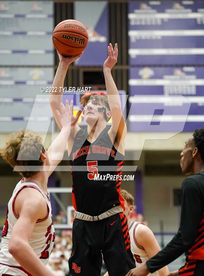 Thumbnail 1 in Beech Grove vs. Brownstown Central (IHSAA 3A Regional Semi-Final) photogallery.