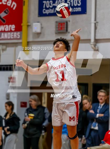 Thumbnail 1 in Oakton @ McLean (VHSL 6D Northern Region Final) photogallery.