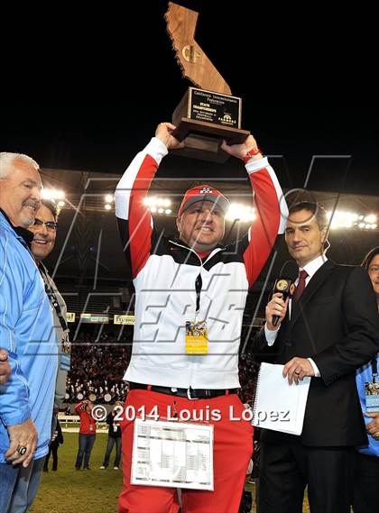 Thumbnail 2 in Clayton Valley Charter vs. Redlands East Valley (CIF State DIV 2 Final) photogallery.