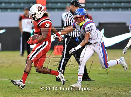 Thumbnail 1 in Clayton Valley Charter vs. Redlands East Valley (CIF State DIV 2 Final) photogallery.