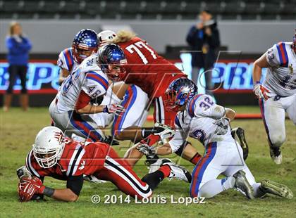 Thumbnail 1 in Clayton Valley Charter vs. Redlands East Valley (CIF State DIV 2 Final) photogallery.