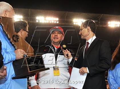 Thumbnail 2 in Clayton Valley Charter vs. Redlands East Valley (CIF State DIV 2 Final) photogallery.