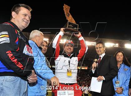 Thumbnail 3 in Clayton Valley Charter vs. Redlands East Valley (CIF State DIV 2 Final) photogallery.