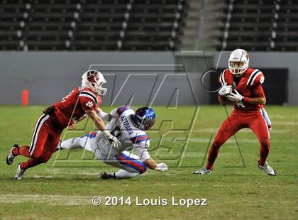 Thumbnail 2 in Clayton Valley Charter vs. Redlands East Valley (CIF State DIV 2 Final) photogallery.