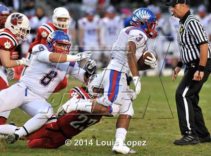 Thumbnail 1 in Clayton Valley Charter vs. Redlands East Valley (CIF State DIV 2 Final) photogallery.