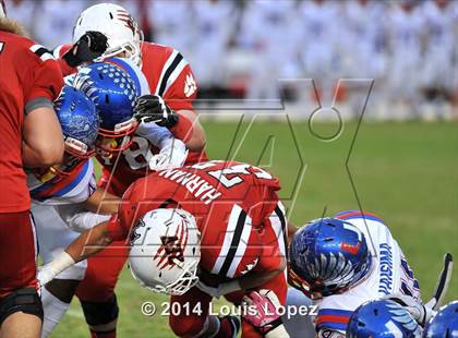 Thumbnail 3 in Clayton Valley Charter vs. Redlands East Valley (CIF State DIV 2 Final) photogallery.