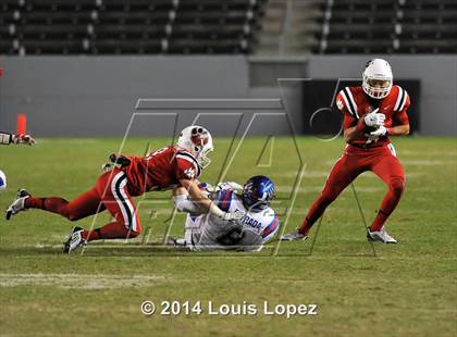 Thumbnail 3 in Clayton Valley Charter vs. Redlands East Valley (CIF State DIV 2 Final) photogallery.