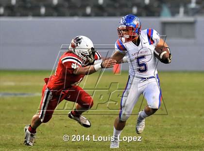 Thumbnail 2 in Clayton Valley Charter vs. Redlands East Valley (CIF State DIV 2 Final) photogallery.