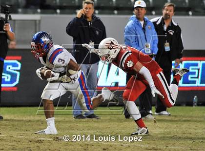 Thumbnail 3 in Clayton Valley Charter vs. Redlands East Valley (CIF State DIV 2 Final) photogallery.