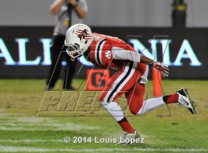 Thumbnail 3 in Clayton Valley Charter vs. Redlands East Valley (CIF State DIV 2 Final) photogallery.