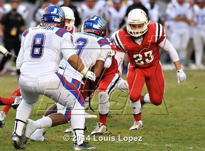 Thumbnail 3 in Clayton Valley Charter vs. Redlands East Valley (CIF State DIV 2 Final) photogallery.